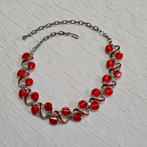 Vintage Thermoset Rhinestone Necklace